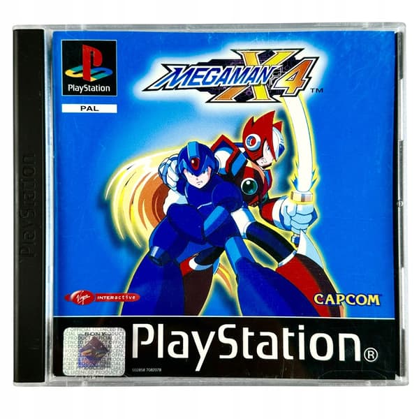 Mega Man X4 | PS1 | PSX | PLAYSTATION | 3xA SET