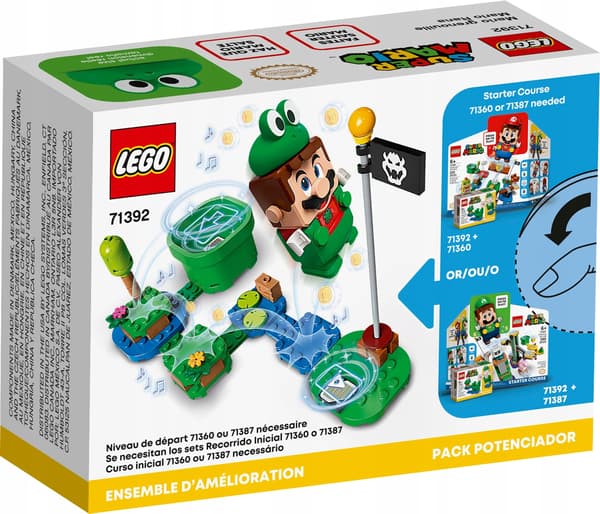 LEGO Super Mario: Interactive Frog Costume – 11-piece upgrade set