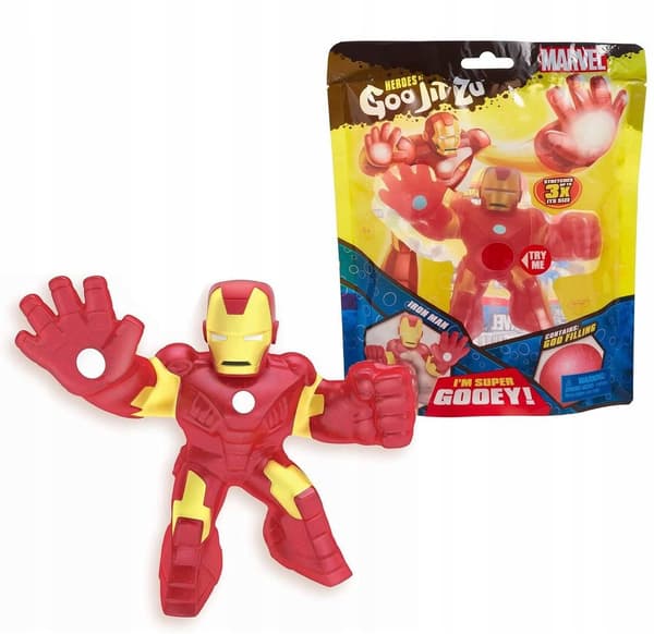 GOO JIT IRON MAN MARVEL HERO SQUISHY FIGURINE