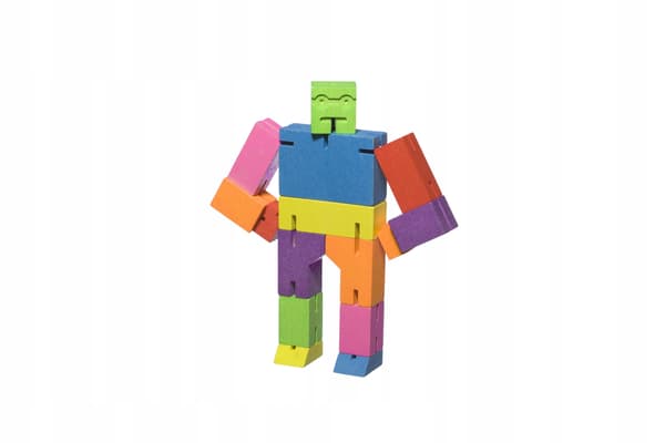 Areaware Small Multicoloured Cubebot by Areaware