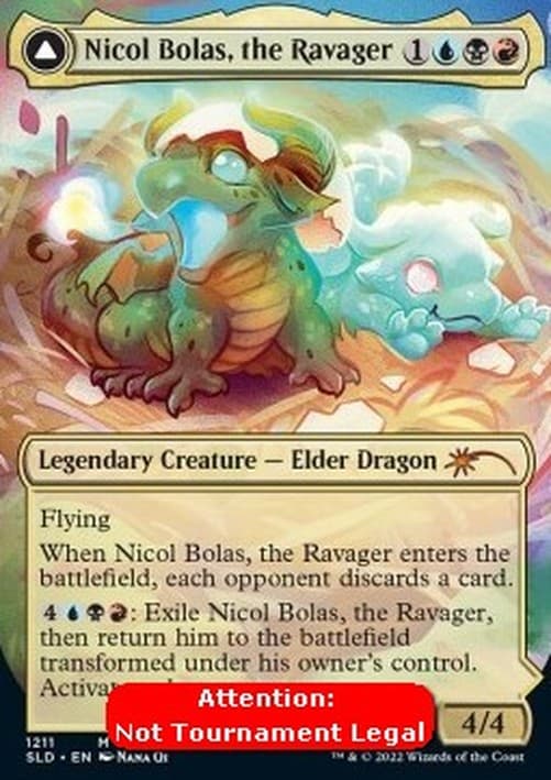 Magic: The Gathering Nicol Bolas, the Ravager // Nicol Bolas, the Arisen
