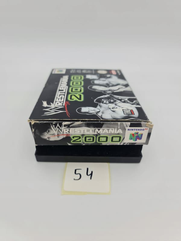 NINTENDO 64 WRESTLEMANIA 2000 CARTON BOX PAL VERSION