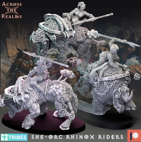 She-Orc Rhinox Riders Across the Realms