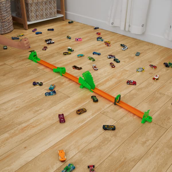 Hot Wheels Track Builder Track Set with Racing Accessories + Vehicle