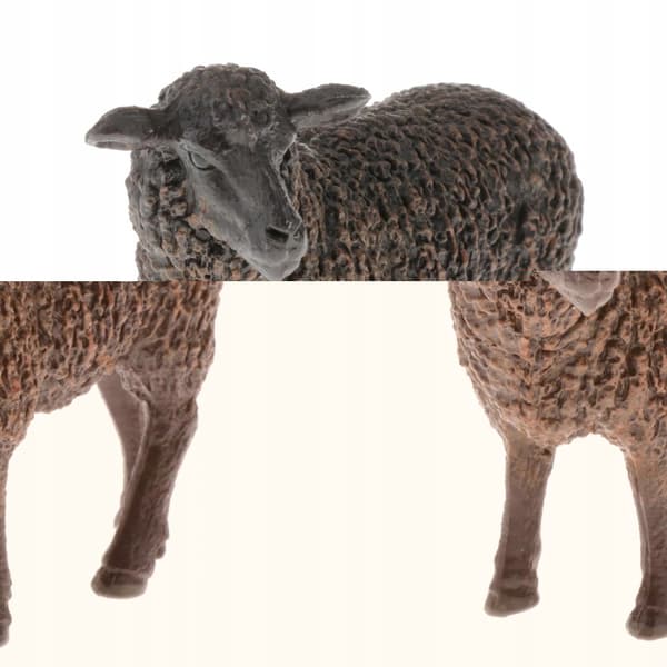 A realistic plastic animal figurine