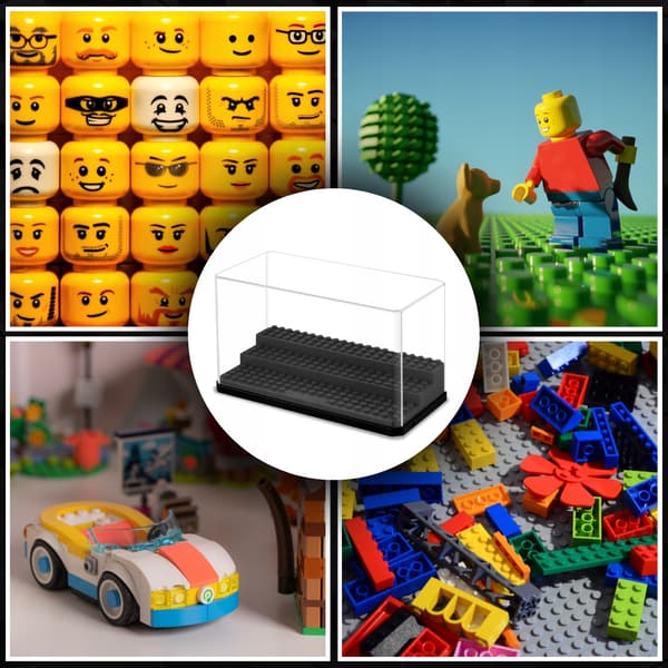 DISPLAY CABINET FOR LEGO FIGURES – LARGE COLLECTORS’ DISPLAY CABINET FOR BRICKS