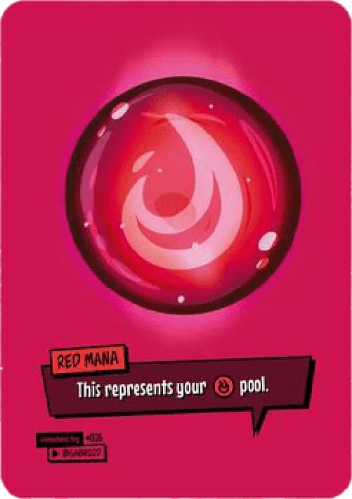 Magic: The Gathering Red Mana Counter