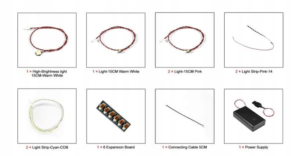 LED LIGHTING FOR LEGO ZGREDEK 76421 LIGHT SET