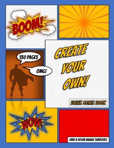 Create Your Own Blank Comic Book
