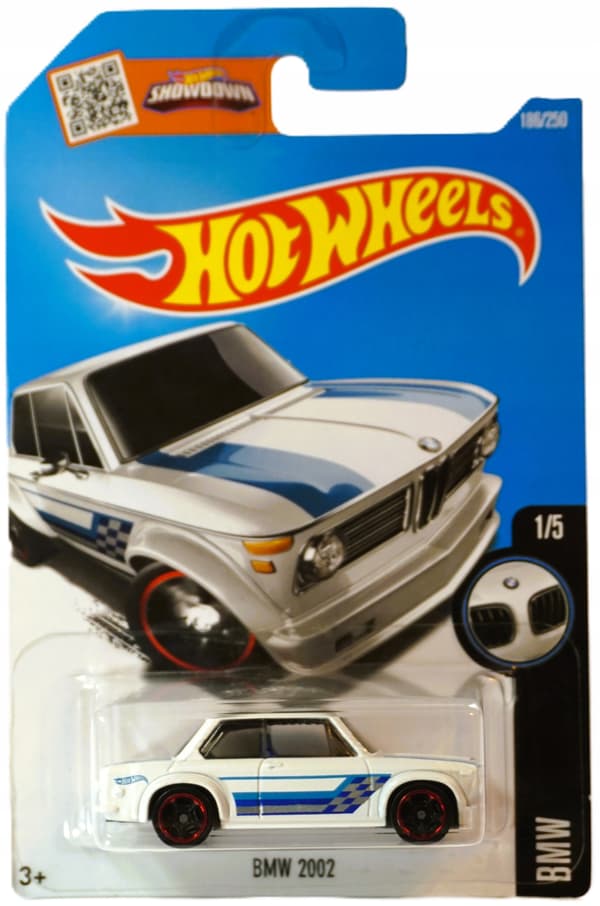 HOT WHEELS BMW 2002 UNIQUE 2015 NEW SPRING-DRIVEN TOY CAR