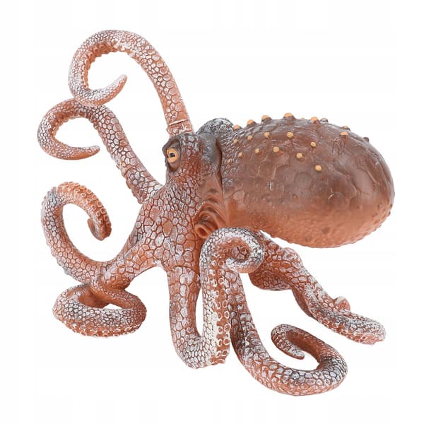 OCTOPUS FIGURINE – LARGE OCTOPUS MODEL – LEAF-SHAPED