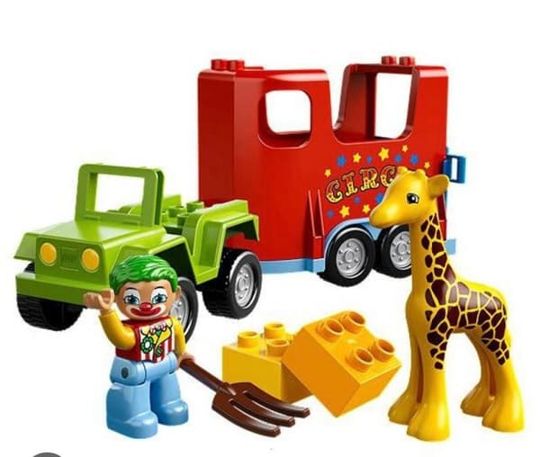 LEGO Duplo Jeep and Circus Trailer, set 10550