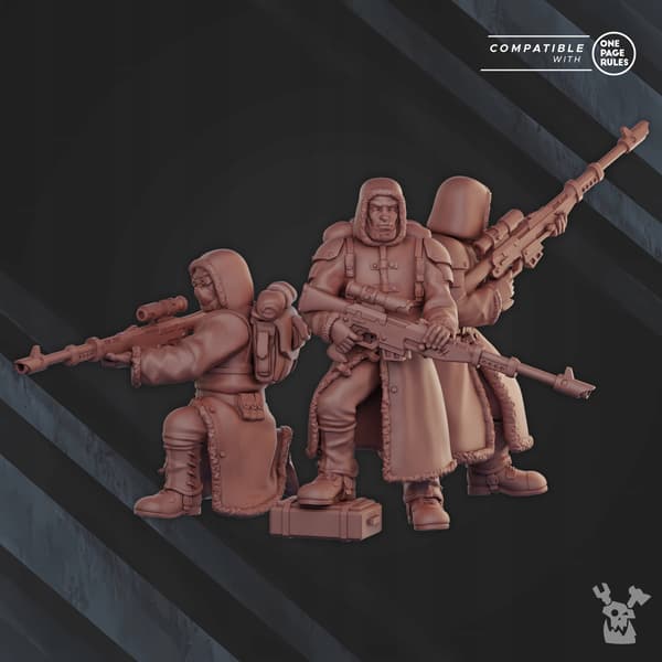 Frostborn Division Snipers Squad x3 DakkaDakkaStor