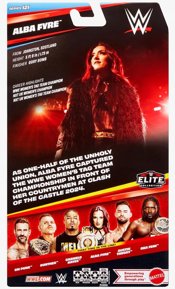 MATTEL WWE Elite Alba Fyre Figure