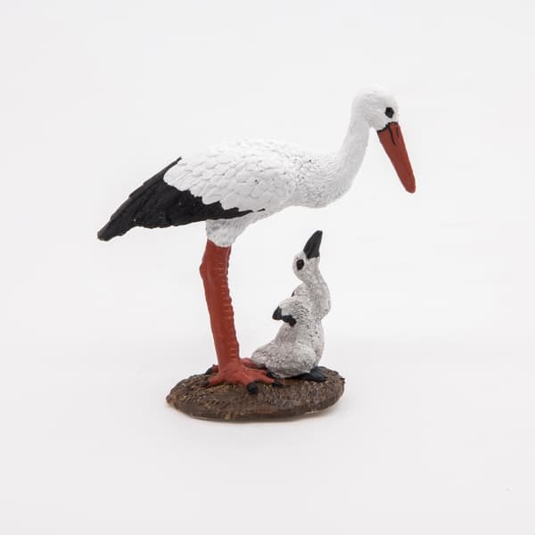 STORK WITH A CHICK [FIGURINE]