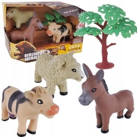 A set of farm animals