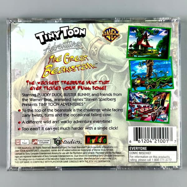 Tiny Toon Adventures: The Great Beanstalk | PS1 | PSX | COMPLETE SET 3xA