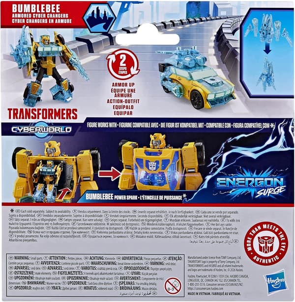 HASBRO Transformers Cyberworld Energon Surge Bumblebee Figure