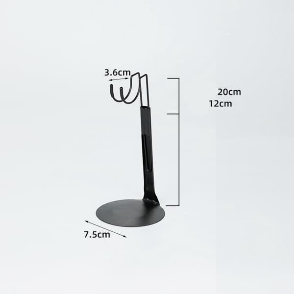 Action Figure Stand – ‘Stop’ Adjustable Display Stand, Model C Support Style