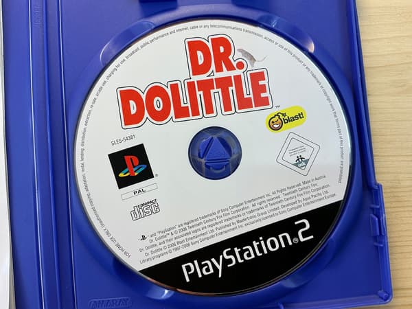 DR DOLITTLE DR. – PS2 game set, in excellent condition