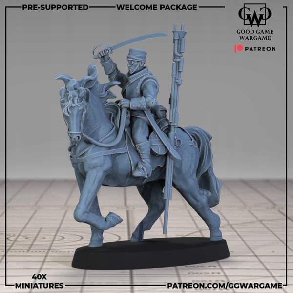 Foreign Legion Cavalry (5 pieces) – Minifaktura