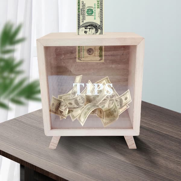 Coin jar Changing the lid Jar Multi-purpose money box for cafés A