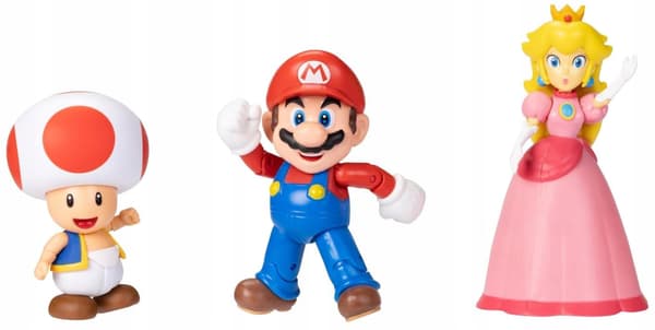 Super Mario – Set of 3 figures – 10 cm – 20076