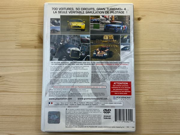 GRAN TURISMO 4 GT4 disc – very good+ condition, complete PS2 set