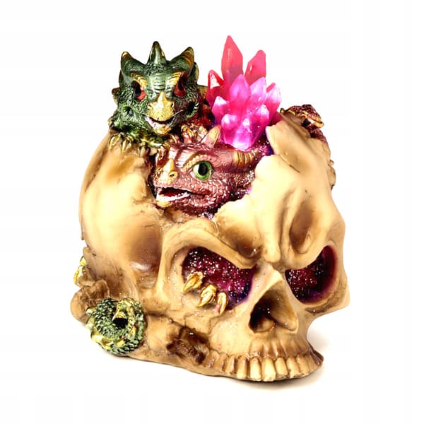 Puckator 'Little Dragons in a Skull' LED figurine