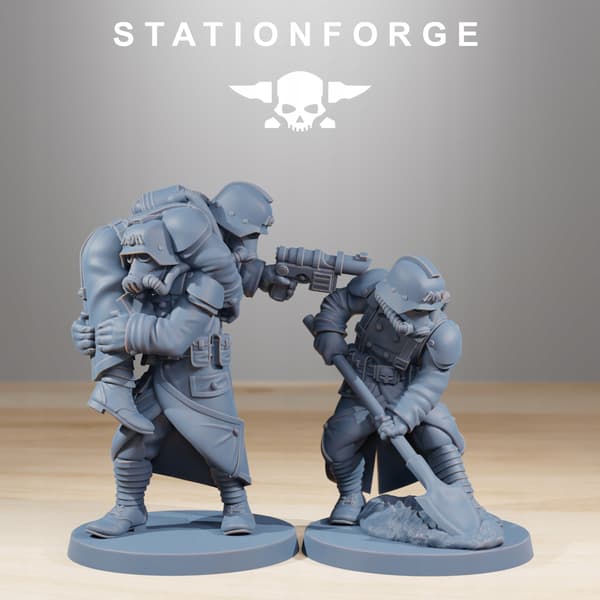 GrimGuard Casualties – Station Forge – 3D-utskrift