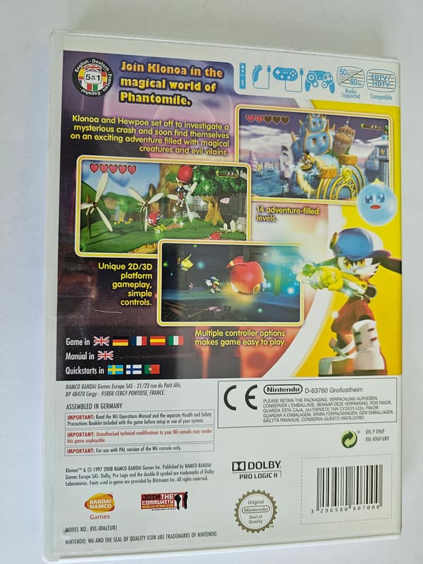Klonoa: Door to Phantomile for Nintendo Wii