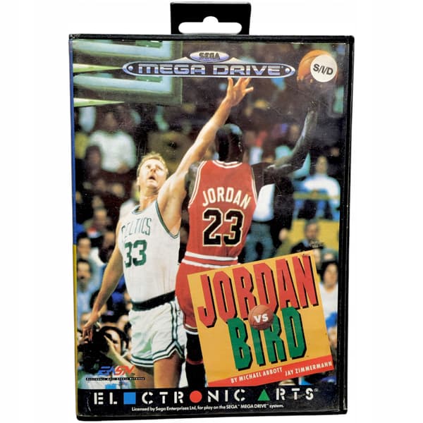 Jordan vs Bird game for the Sega Mega Drive (Megadrive, Genesis, SMD)
