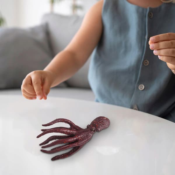 Squid Model Toy: Realistic marine animal figures for learning; Educational props