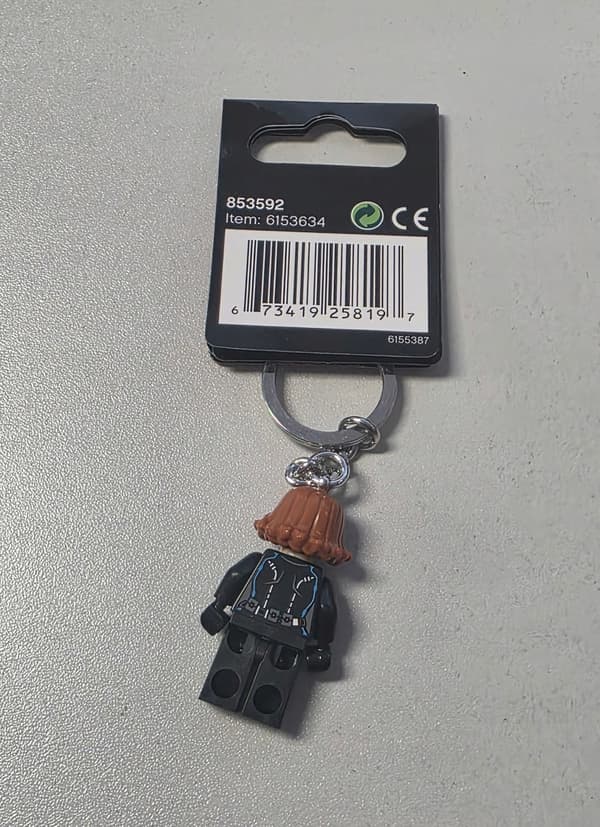 LEGO Marvel Super Heroes Black Widow Keyring