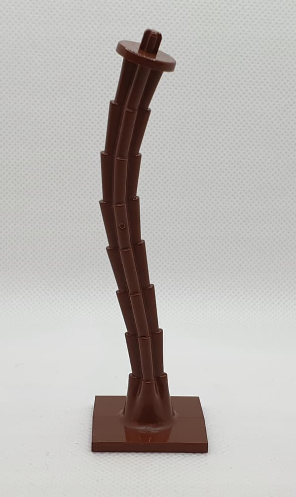 Lego 30338 palm tree trunk with 4x4 base, Reddish Brown, 1 piece