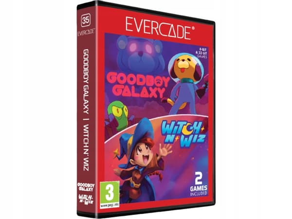 EVERCADE Goodboy Galaxy and Witch N Wiz Game Set