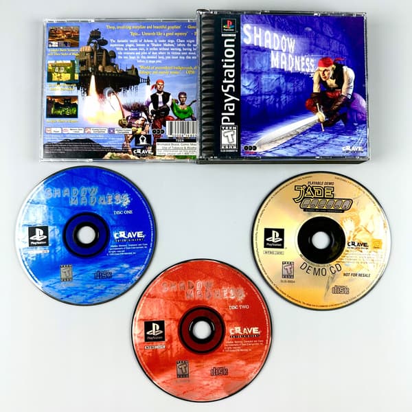Shadow Madness | PS1 | PSX | PLAYSTATION 1 | BIG BOX EDITION | + Jade Cocoon