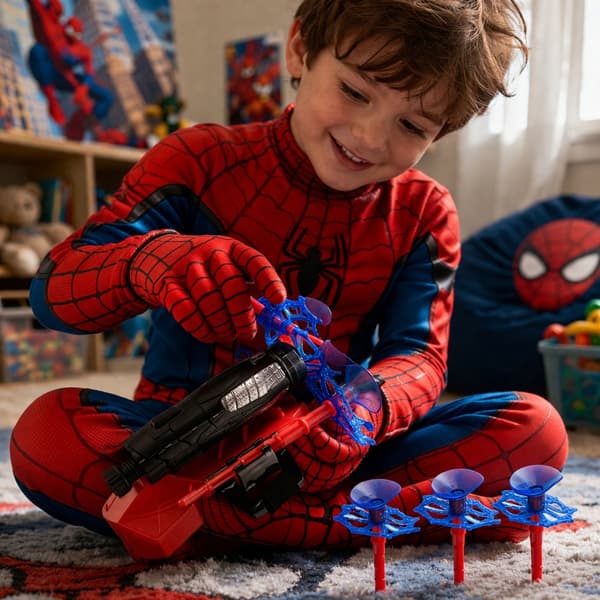 SPIDER SHOOTING GLOVE WITH PROJECTILES – 3 DARTS, SUCTION CUPS – GIFT