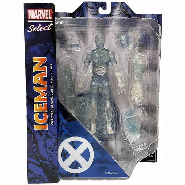 Iceman figurine from the Marvel Select range