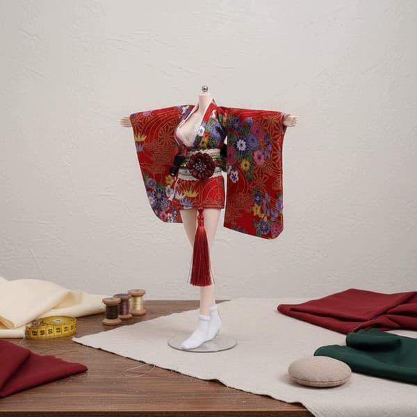 Kimono Costume Doll, Long D