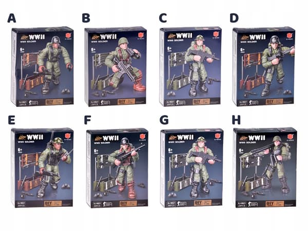 BUILDING BLOCKS: SOLDIER FIGURINE – BUILD-YOUR-OWN MODEL