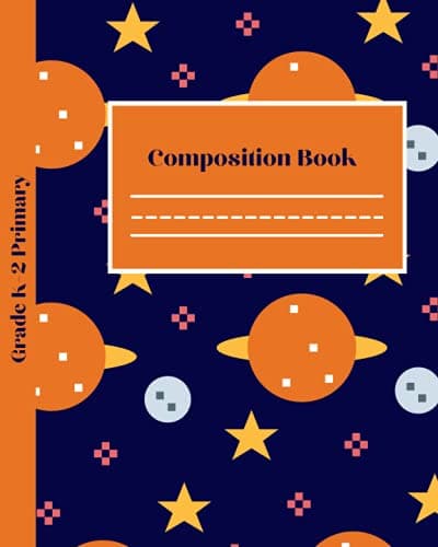 Primary Composition Book for Years K–2: Space Composition Book Story Journal