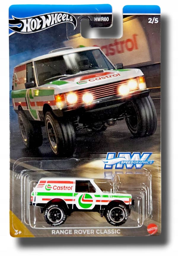 HOT WHEELS Speed Graphics Series 2/5 RANGE ROVER CLASSIC