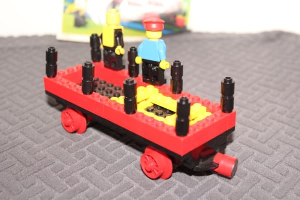 LEGO CITY TOWN TRAIN 166 INSTRUCTION SET with Flat Wagon instructions