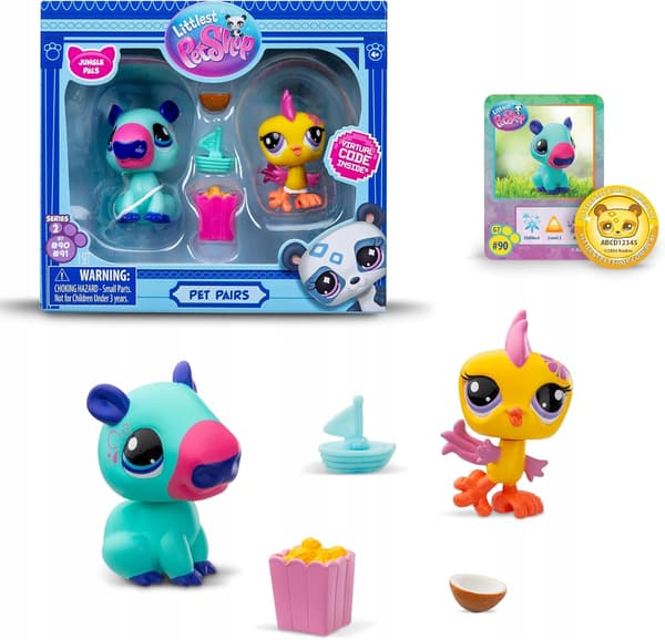 ANIMAL FIGURINES FOR CHILDREN – A PAIR WITH ACCESSORIES