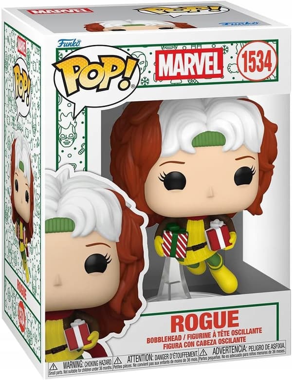 MARVEL POP! VINYL FIGURE HOLIDIVAS ROGUE 9 CM