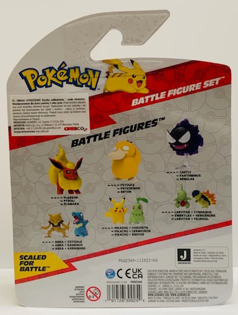 Pokémon Figures: Cindaquil, Jigglypuff, Marowak