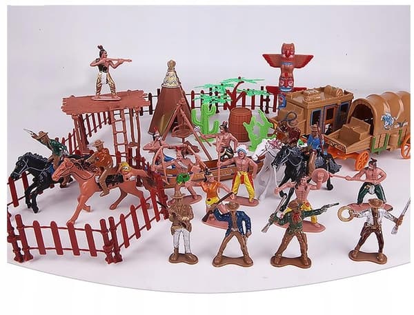 TIN SOLDIERS: INDIANS – MEGA WILD WEST SET
