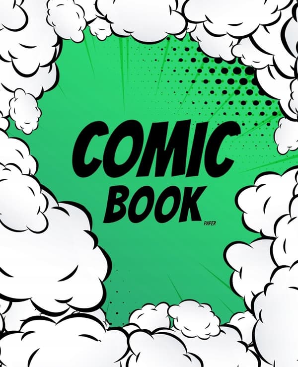 Comic Book Paper: Create Your Own Comic Book, Comic Panels, For drawing your