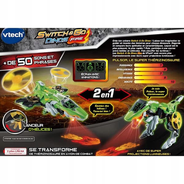 Toy dinosaur, interactive VTech Dinosaur Toy Super Therizinosaur